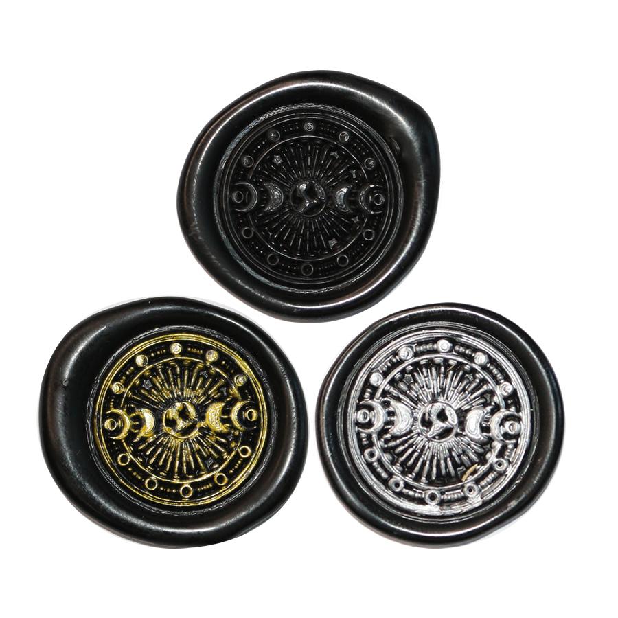 buy triple moon wax seal stickers