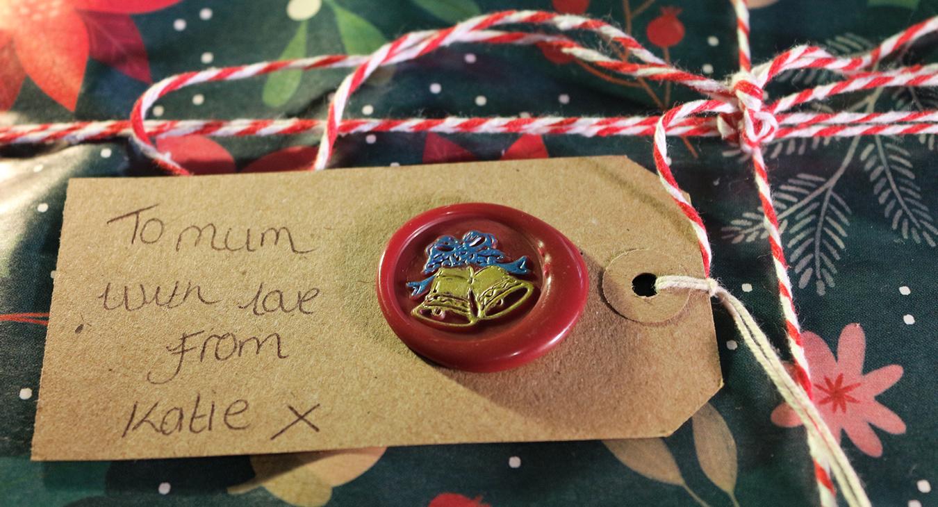 Wax Seal Gift Tags from GetWaxSeals.com