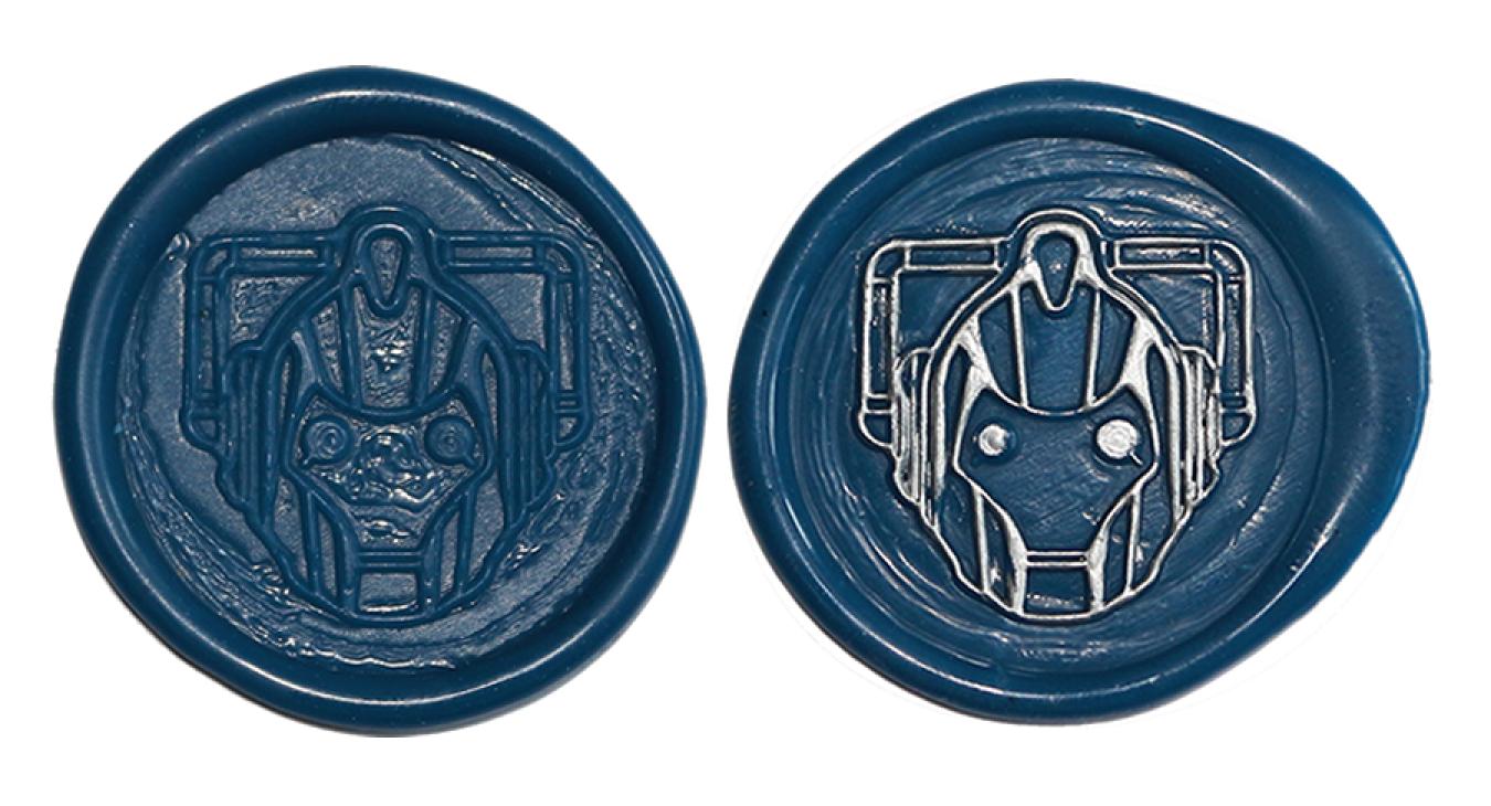 buy Cyberman Doctor Who Wax Seal Stickers