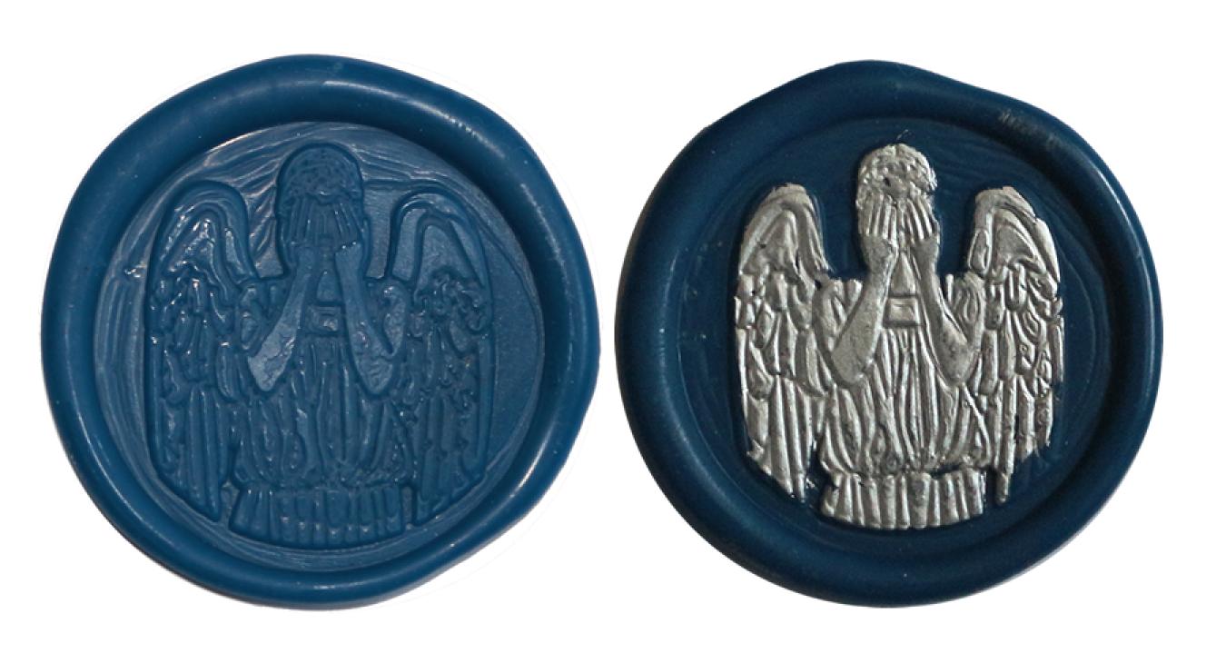 buy Weeping Angel Doctor Who Wax Seal Stickers