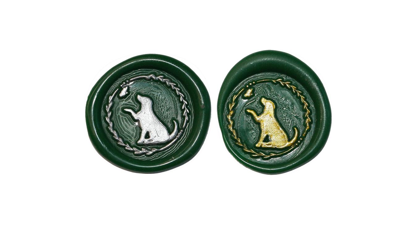 Buy Dog Giving A Paw Wax Seal Stickers