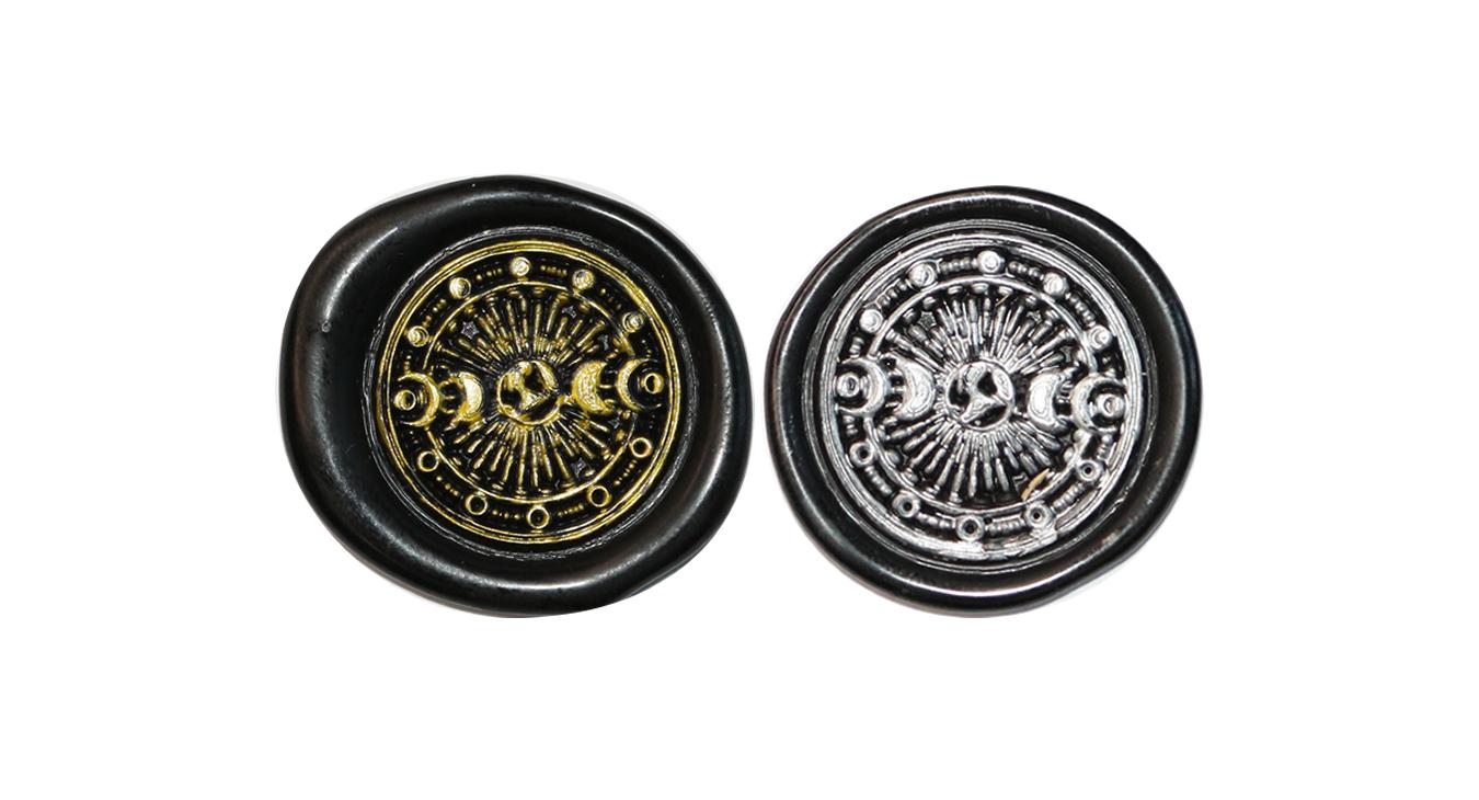 Buy Triple Moon Wax Seal Stickers
